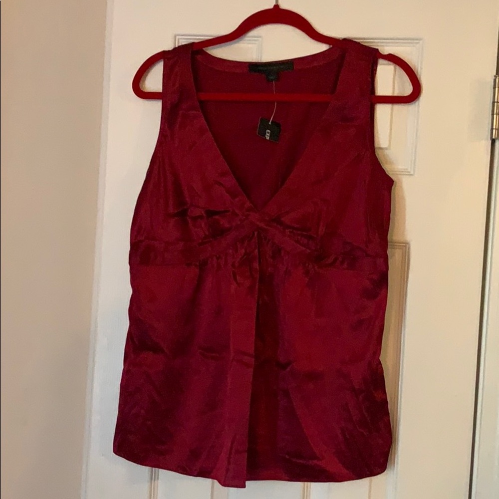 Silk Sleeveless Shirt